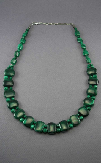 Ожерелье из малахита 62222-43
