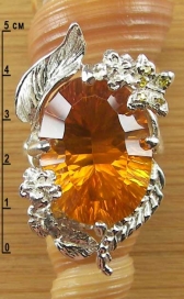 Кольцо с цитрином п01211-0162-177