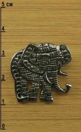 Брошь слоник бр02386